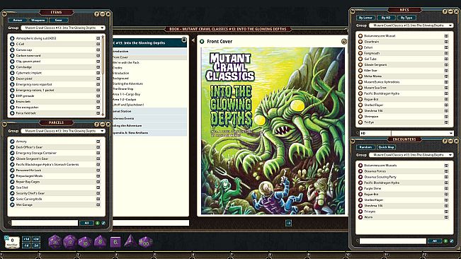 Fantasy Grounds - Mutant Crawl Classics #13: Into The Glowing Depths