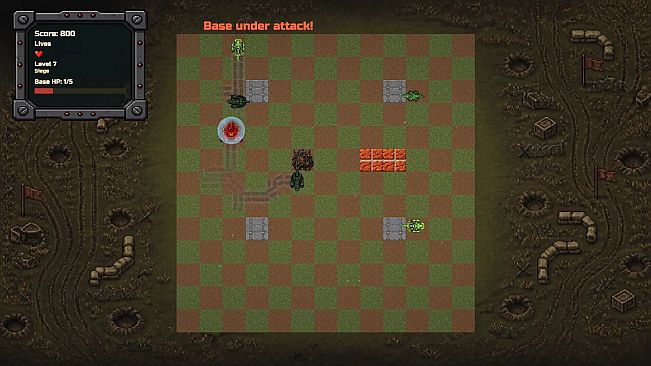 Red Tanks vs Lizard