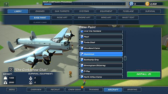 Bomber Crew Skin Pack 2