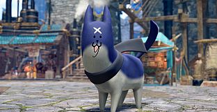 Monster Hunter Rise - "Pup R." Palamute layered armor set