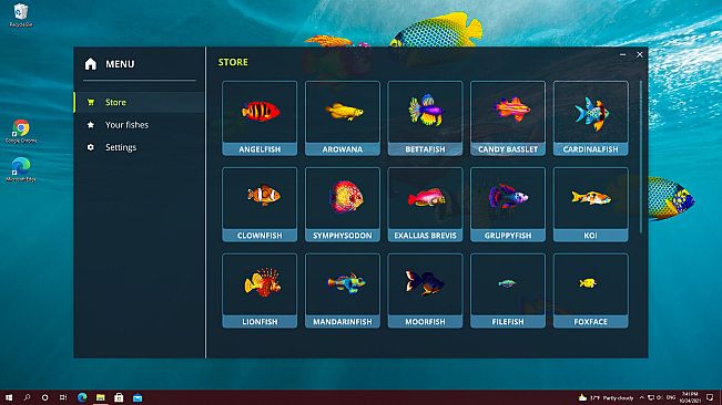Virtual Aquarium - Overlay Desktop Game