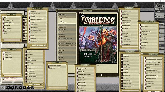 Fantasy Grounds - Pathfinder RPG - Giantslayer AP 5: Anvil of Fire