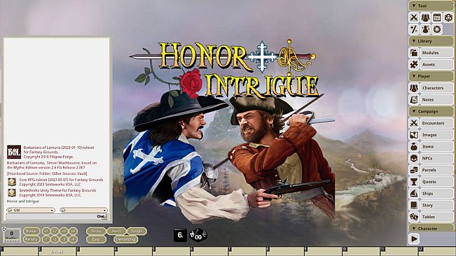 Fantasy Grounds - Honor + Intrigue