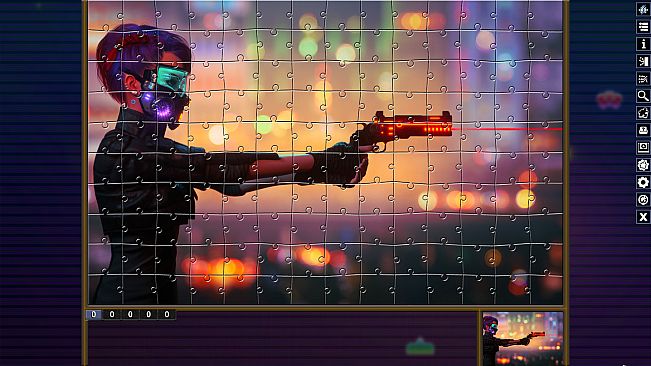 Pixel Puzzles Illustrations & Anime - Jigsaw Pack: Cyberpunk