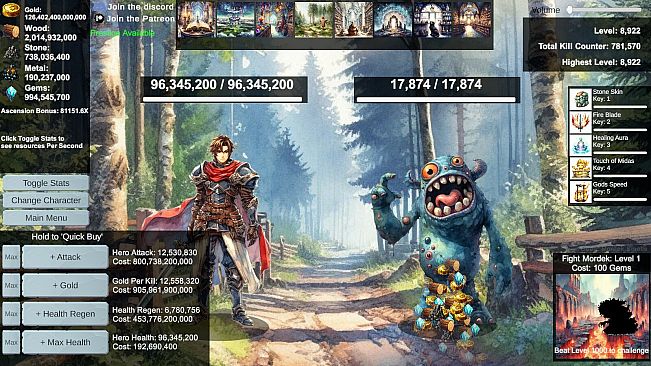 Heros and Monsters: Idle Incremental