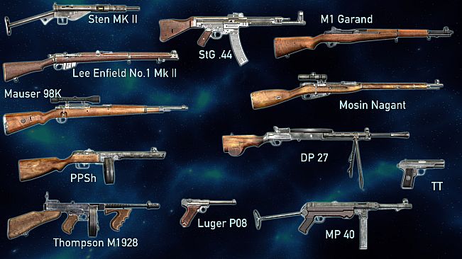 World of Guns:World War II Pack