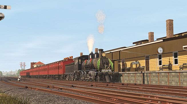 Trainz 2019 DLC - ZecRail V499 Blue & Gold and Christmas 2019