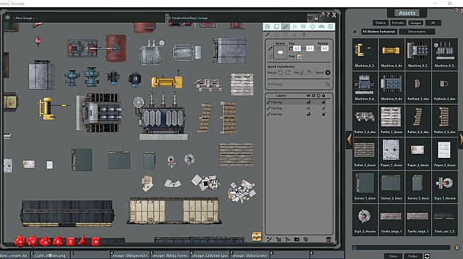Fantasy Grounds - FG Modern Industrial Map Pack 3