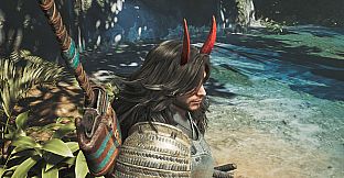 Monster Hunter Wilds - Hunter Layered Armor: Oni Horns Wig