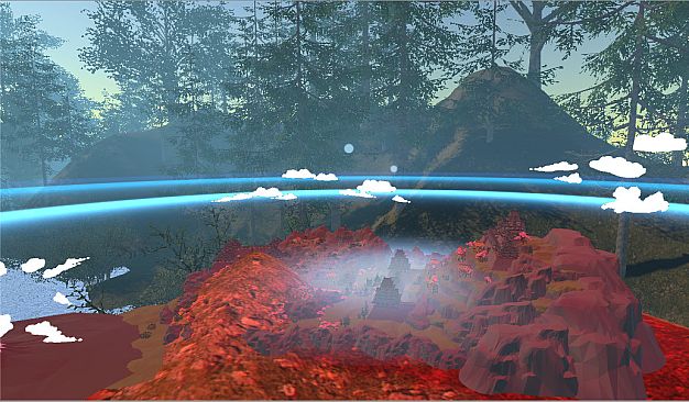 VR Wonderland: mini civilizations in a forest