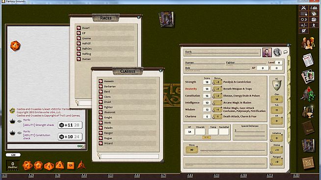 Fantasy Grounds - Castles & Crusades Ruleset