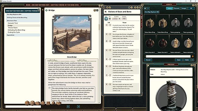 Fantasy Grounds - One Map Mayhem #001 - Shifting Throne of the Bone King