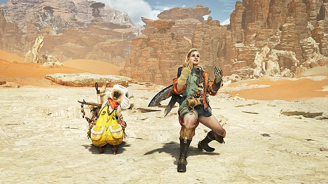 Monster Hunter Wilds - Photo Pose: Adventure Begins Pose 3 & 4