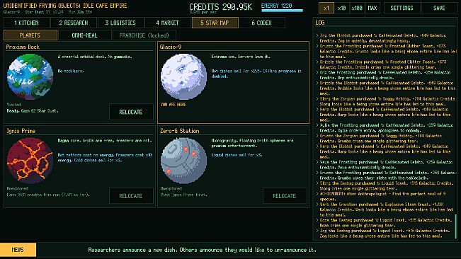 Unidentified Frying Objects: Idle Cafe Empire