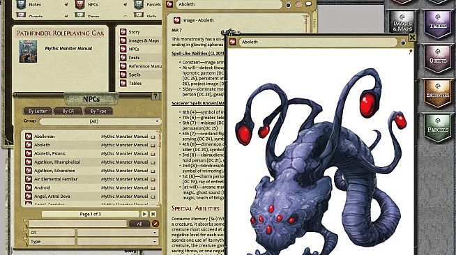 Fantasy Grounds - Mythic Monster Manual (PFRPG)