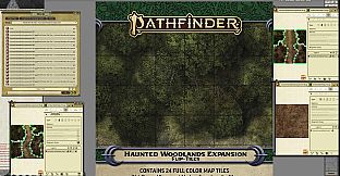 Fantasy Grounds - Pathfinder RPG - Flip-Tiles - Haunted Woodlands Expansion