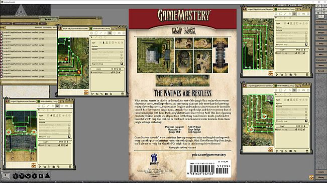 Fantasy Grounds - Pathfinder RPG - GameMastery Map Pack: Jungle