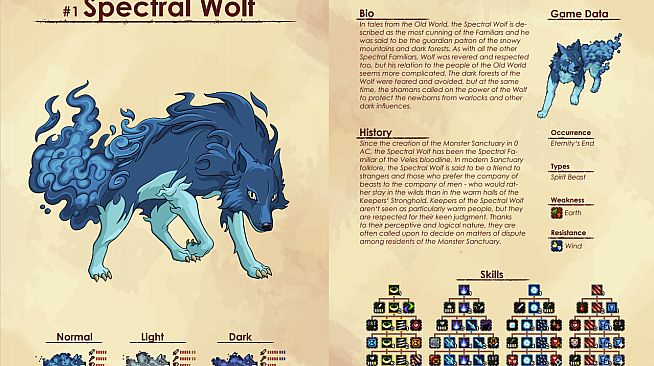 Monster Sanctuary - Monster Journal