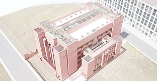 Larkin building by Frank Lloyd Wright