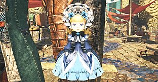 Monster Hunter Wilds - Pendant: Blue Lala Dress Doll