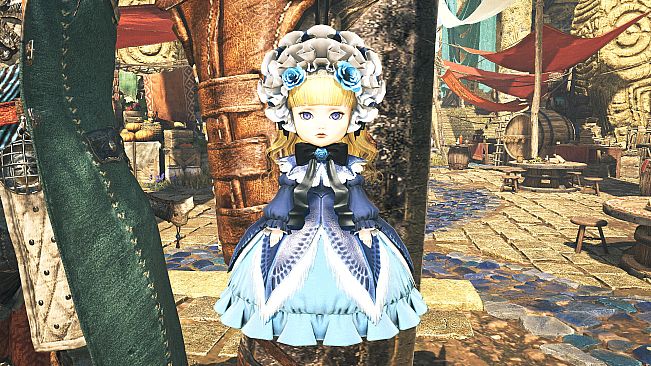 Monster Hunter Wilds - Pendant: Blue Lala Dress Doll