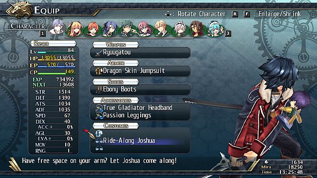 The Legend of Heroes: Trails of Cold Steel II - All Ride-Alongs
