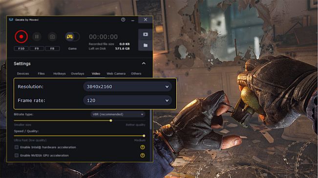 Gecata by Movavi 5 - Game Recording Software