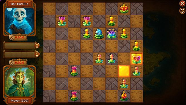 Choc Tactic for Chess Master - Flower Power