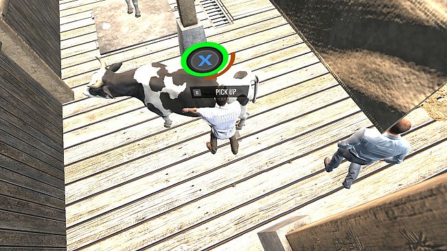 Directly Drink Milk from Cow　【直に牛乳を飲め】