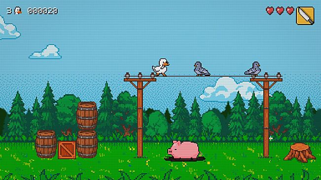 Two Happy Geese