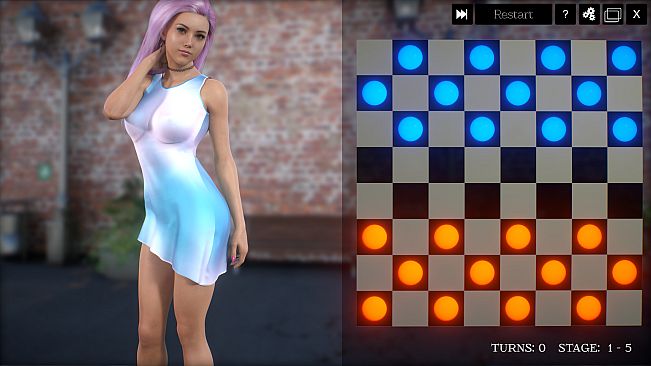 3D Hentai Checkers - Additional Girls 3