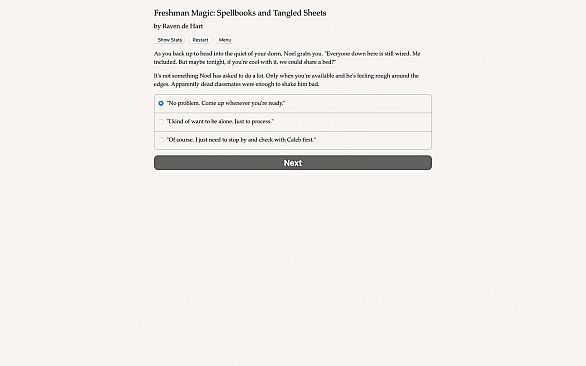 Freshman Magic: Spellbooks and Tangled Sheets