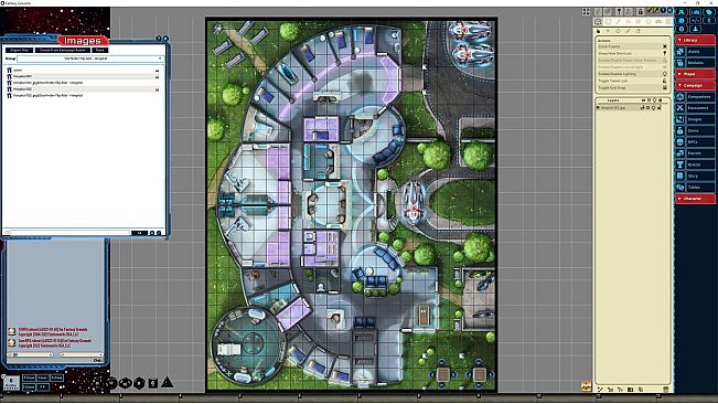 Fantasy Grounds - Starfinder RPG - Flipmat -Hospital