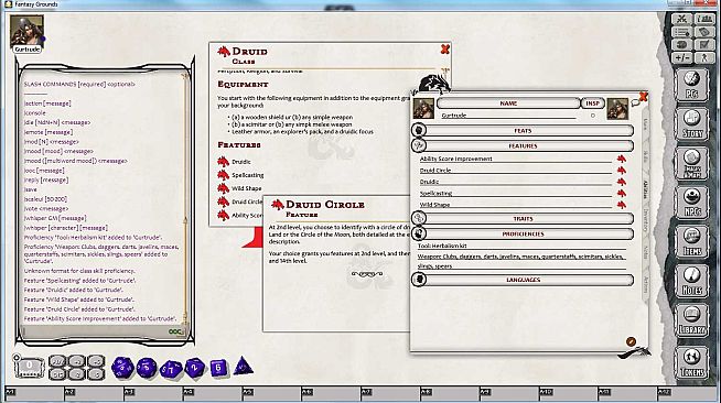 Fantasy Grounds - D&D Druid Class Pack