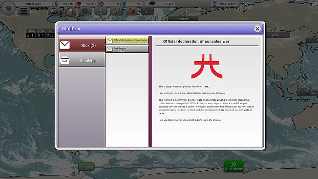 Console War Giant : A Turn-Based Tycoon