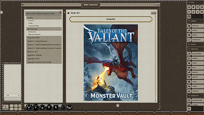 Fantasy Grounds - Tales of the Valiant Monster Vault
