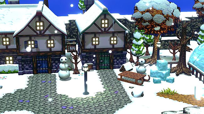 RPG Developer Bakin PixelScapes Winter Pack