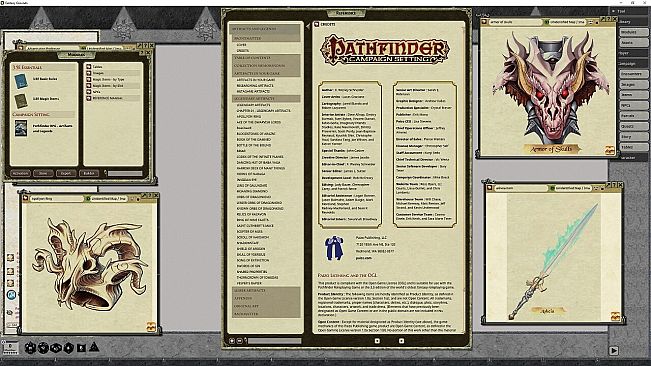 Fantasy Grounds - Pathfinder RPG - Campaign Setting: Artifacts & Legends