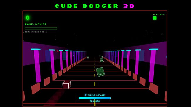 Cube Dodger 3D – Crimson Shadow Ship