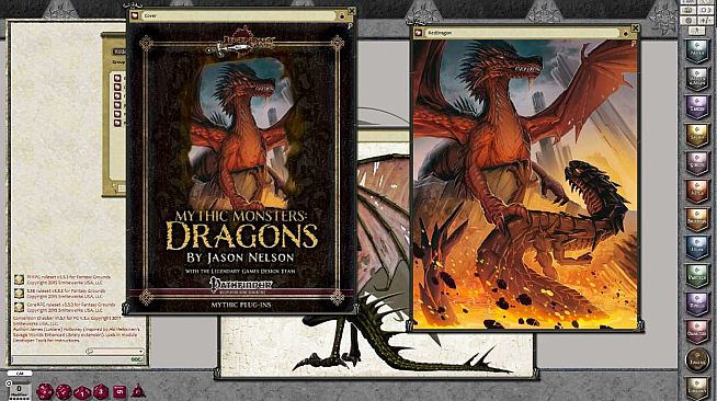 Fantasy Grounds - Mythic Monsters #13: Dragons (PFRPG)