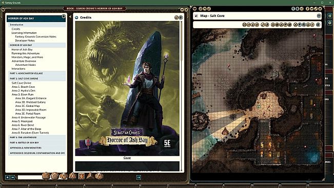 Fantasy Grounds - Sebastian Crowe's Horror of Ash Bay
