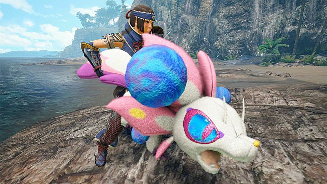 Monster Hunter Rise - "Stuffed Mizutsune" Hunter layered weapon (Heavy Bowgun)