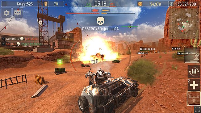 Metal Force: Tank Games Online