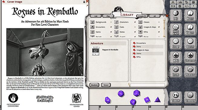 Fantasy Grounds - Rogues in Remballo (5E)