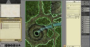 Fantasy Grounds - Pathfinder RPG - Pathfinder Flip-Mat: Jungle Multi-Pack