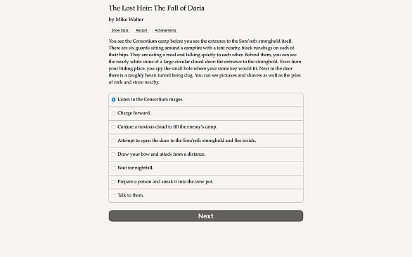 The Lost Heir: The Fall of Daria