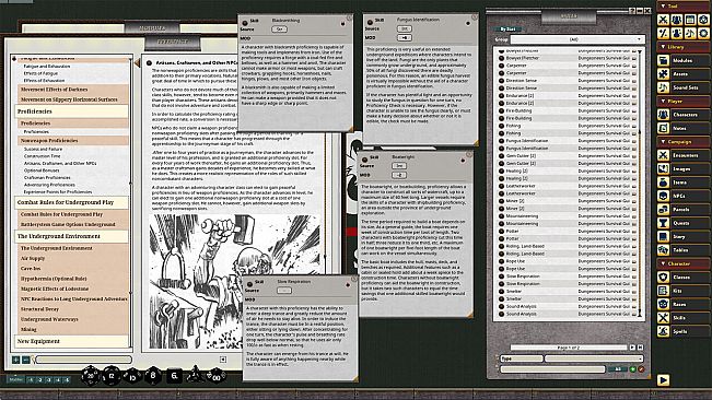 Fantasy Grounds - D&D Classics: Dungeoneer's Survival Guide (1E)
