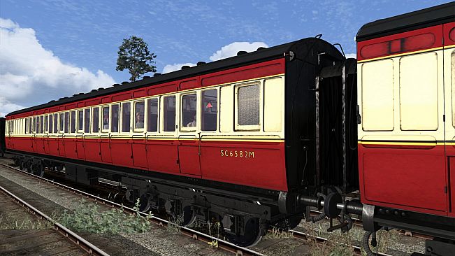 TS Marketplace: Caledonian Railway 65ft Grampian BR Crimson & Cream Coach Pack Add-On