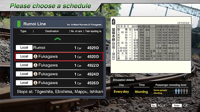 JR EAST Train Simulator: Rumoi Line (Fukagawa to Rumoi) Kiha 54-500 series
