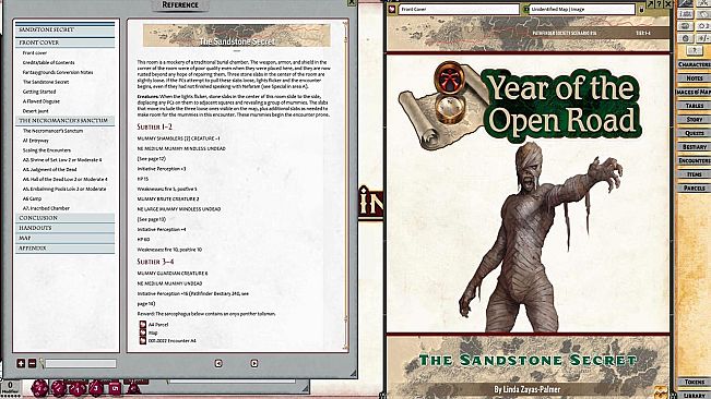 Fantasy Grounds - Pathfinder 2 RPG - Pathfinder Society Quest #1: The Sandstone Secret (PFRPG2)